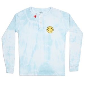 BOYS LIE BLUE TIE DYE THERMAL
